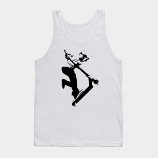 Freestyle stunt scooter trick Tank Top